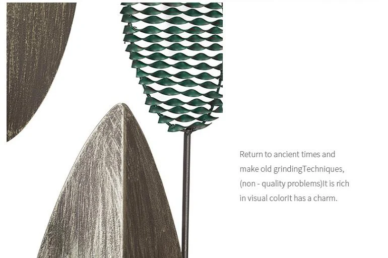 Современный изготовленный из кованого железа лист стены Висячие растения украшения дома Гостиная настенные украшения кафе отель стены стикеры Искусство