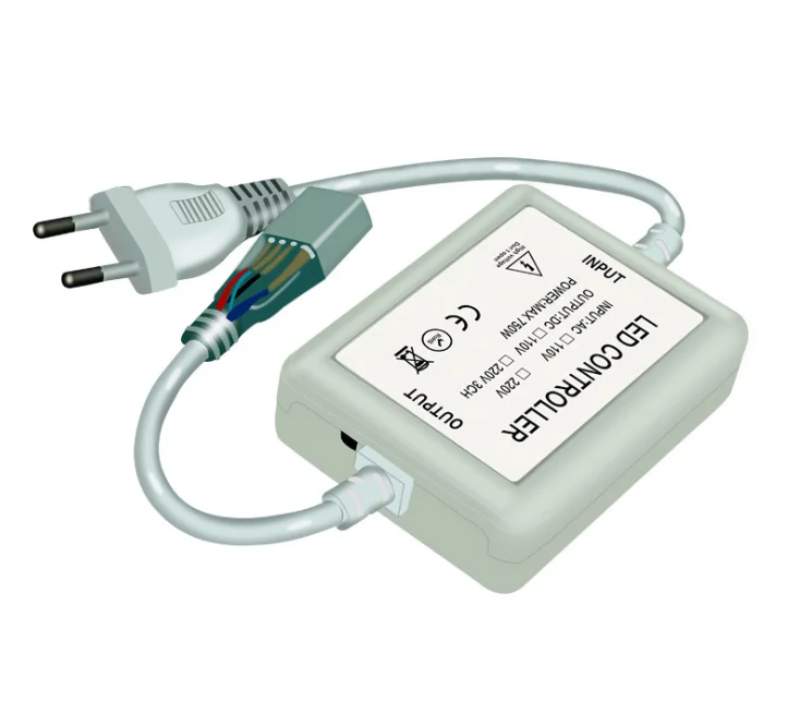 AC110-220V RF2.4G сенсорное управление ler RGB высоким напряжением Лер управления
