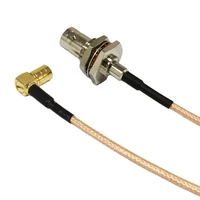 new modem coaxial pigtail bnc female jack connector switch smb female jack right angle connector rg316 cable 15cm 6 adapter