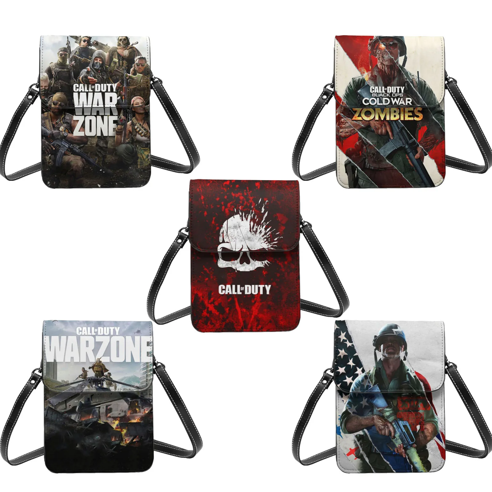 

Кошелек для мобильного телефона Call Of Duty, кошелек, сумка через плечо, сумка через плечо с регулируемым ремешком