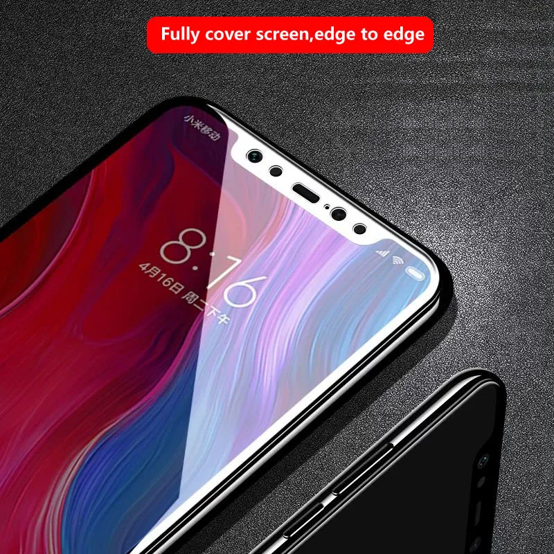 3 PACK 9D стекло для Xiaomi Mi 8 Mi8 Lite SE закаленное полноэкранное Защитное Pro Edge to
