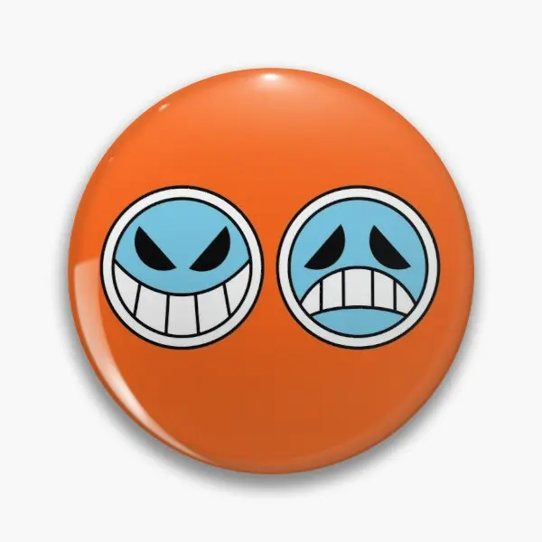 

Portgas D Ace Hat Logo Customizable Soft Button Pin Brooch Decor Cute Gift Badge Creative Women Metal Cartoon Fashion Jewelry