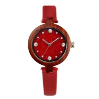 ladies quartz watch cubic zirconia watches simple thin leather strap clock for women montre femme watches relogio feminino