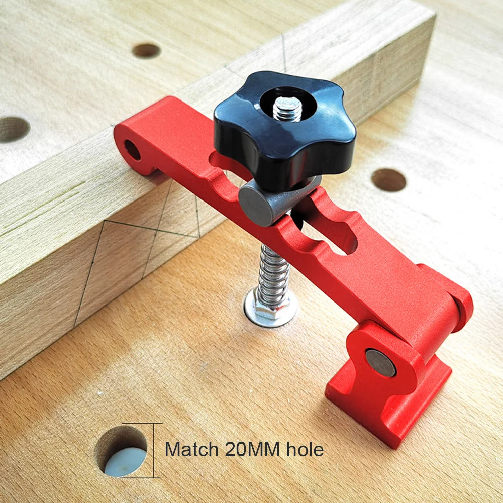 

T-Track Clamp Aluminum Alloy Desktop Fixing Hold Down Clamp For Woodworking For Working,Positioning And Fastening Easy To Use