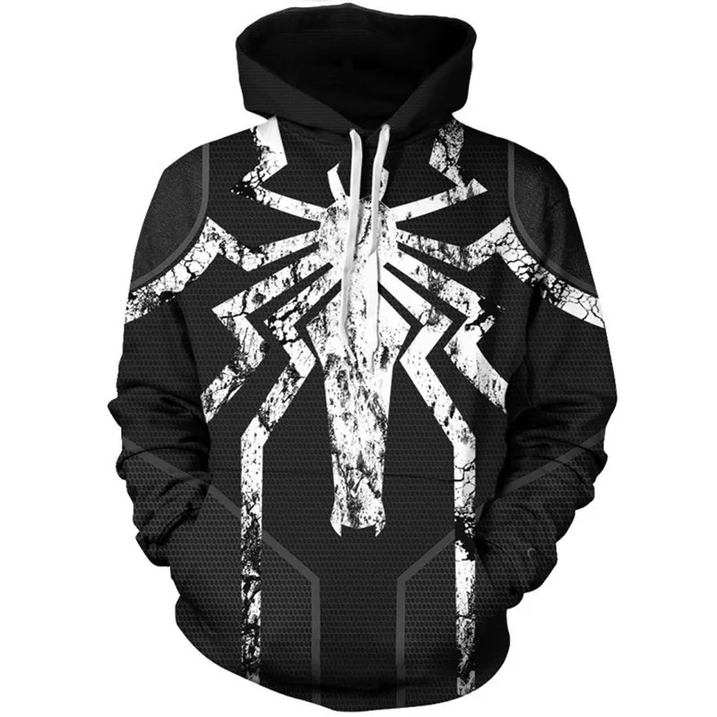 

2021 new hoodie 3D printing sports pullover men top