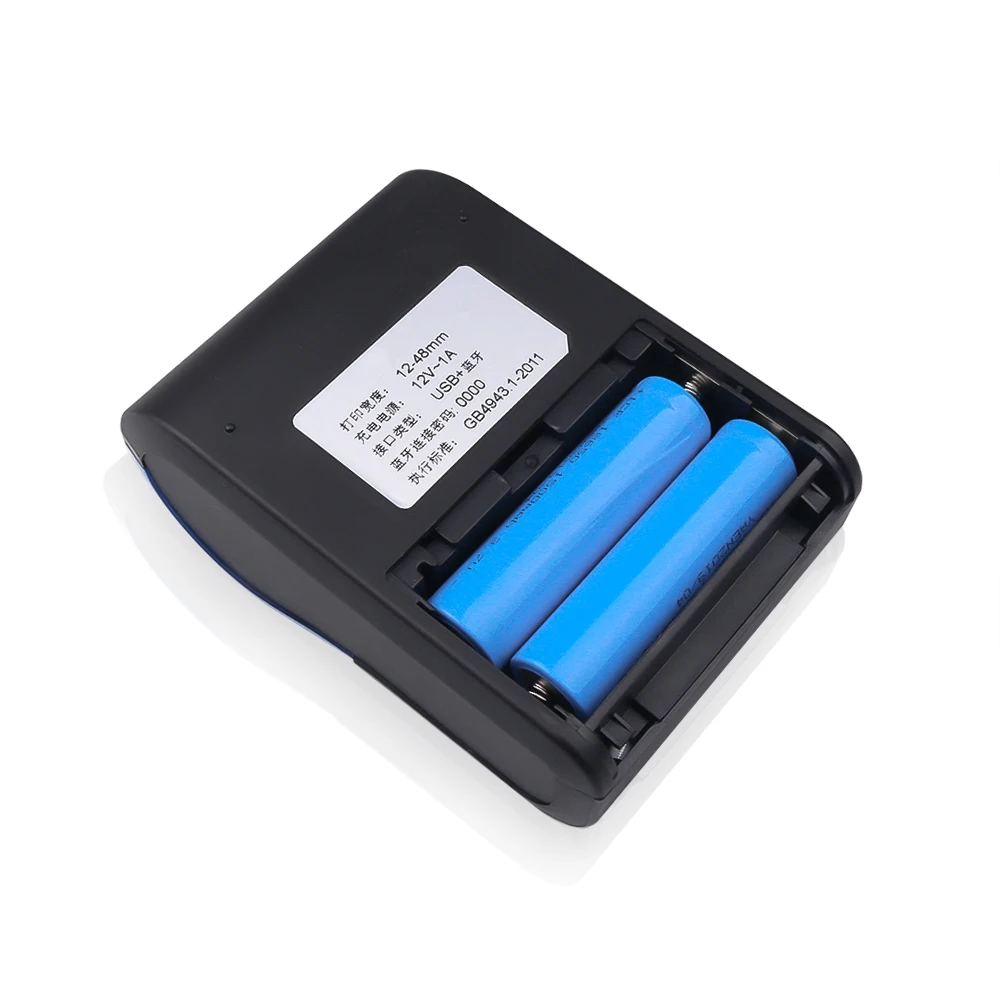 Bluetooth принтер для печати этикеток компактный термопринтер товары одежда тег