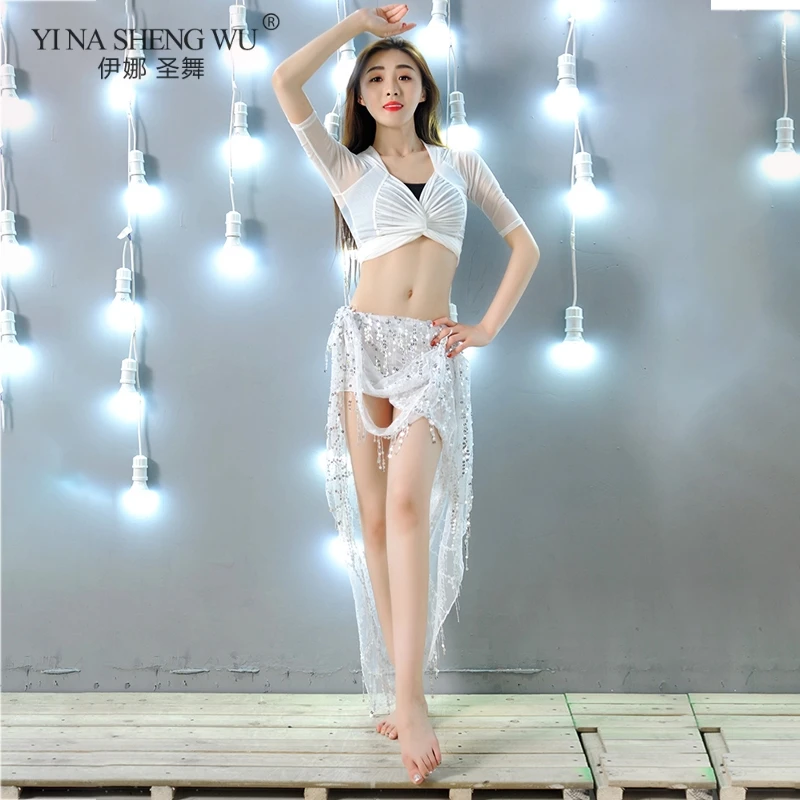 

Oriental Style Rhinestone Sequins Belly Dance Costume Stage Performance Luxury Belly Dancing Egyptian Costumes Practice Clothing
