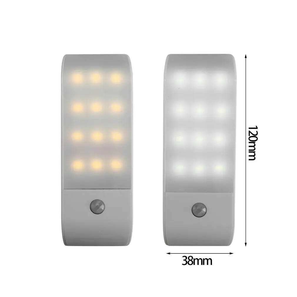 

LED Under Cabinet Light Auto On/Off 6/10 LEDs 98/190mm For Kitchen Bedroom Closet Wardrobe Night Lights