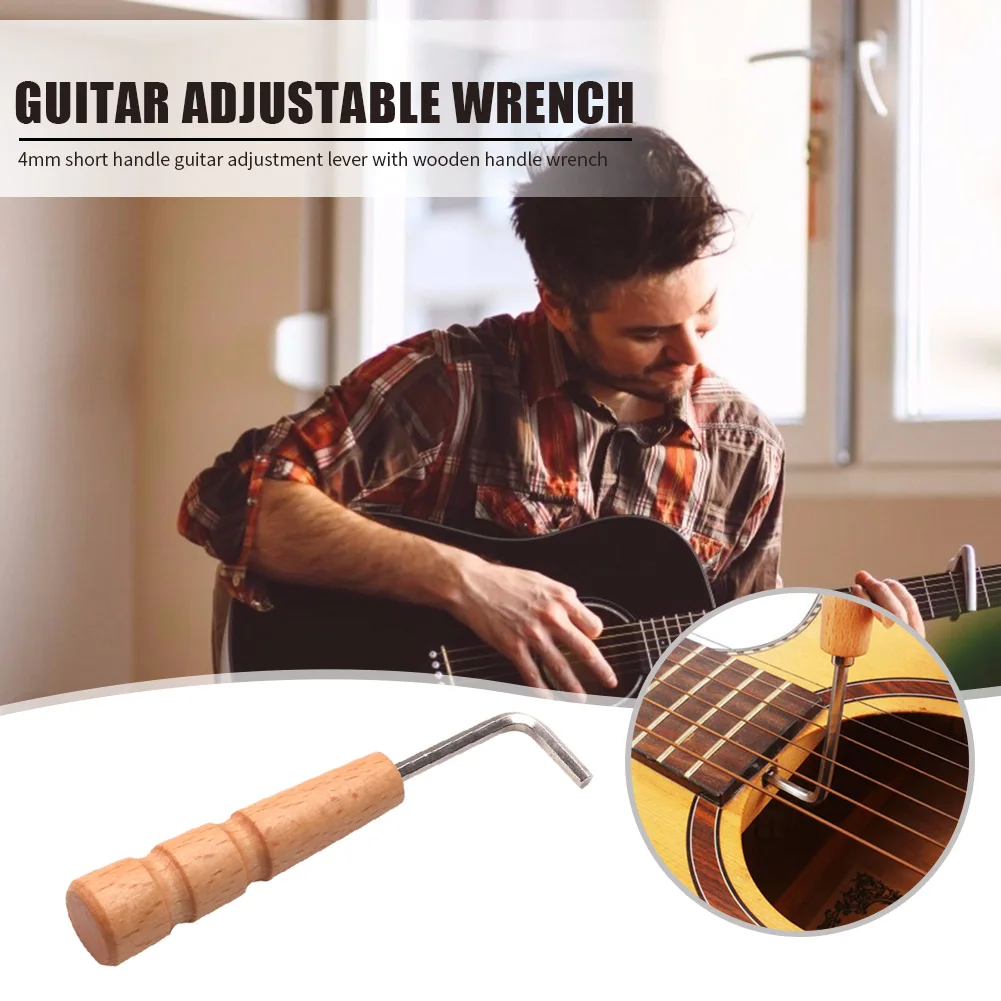 Гриф гитары кривизны Анкерный стержень регулировки рычажный ключ для струнных