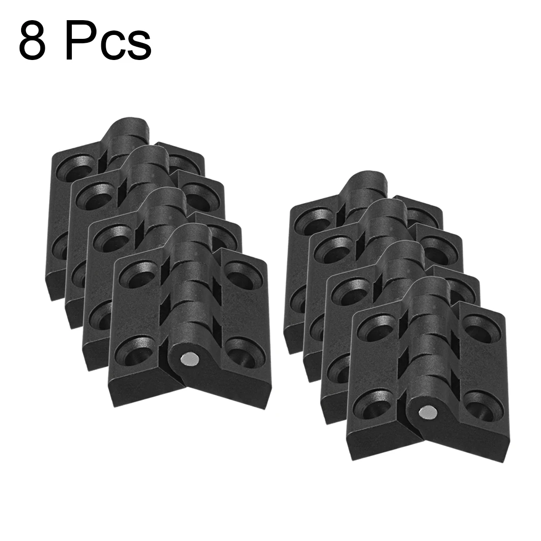 

uxcell 8pcs Cabinet Gate Closet Door 47mm Length ABS Nylon Hinge