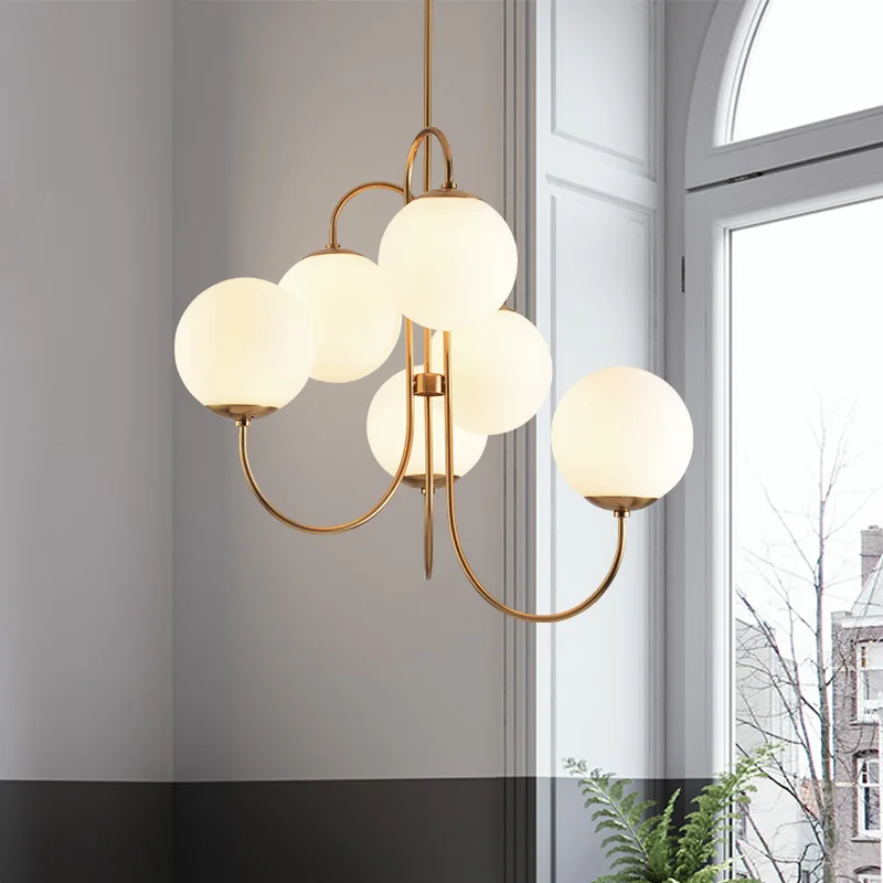 

iron handmade wicker lighting brass cottage living decor crystal light globe hanglampen living room decoration lamparas de techo