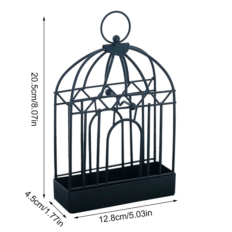 Креативный держатель для спирали от комаров в стиле ретро форме птичьей клетки