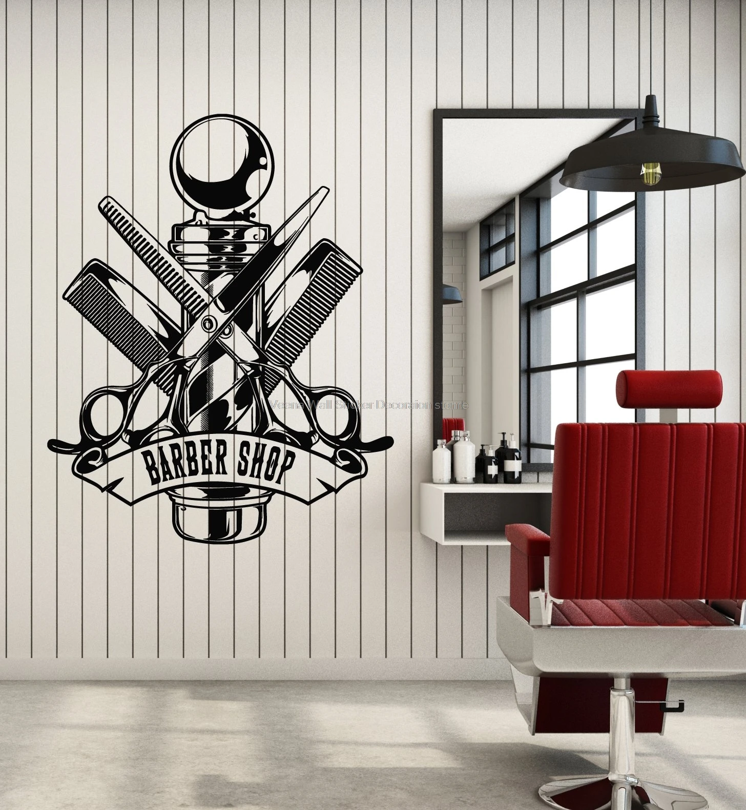 

Наклейка на стену для парикмахеров, парикмахерских, парикмахерских, окон, дверей, магазинов