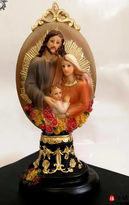 Ангел Христос Иисус Дева Мария Джозеф святое семейство из трех благословил