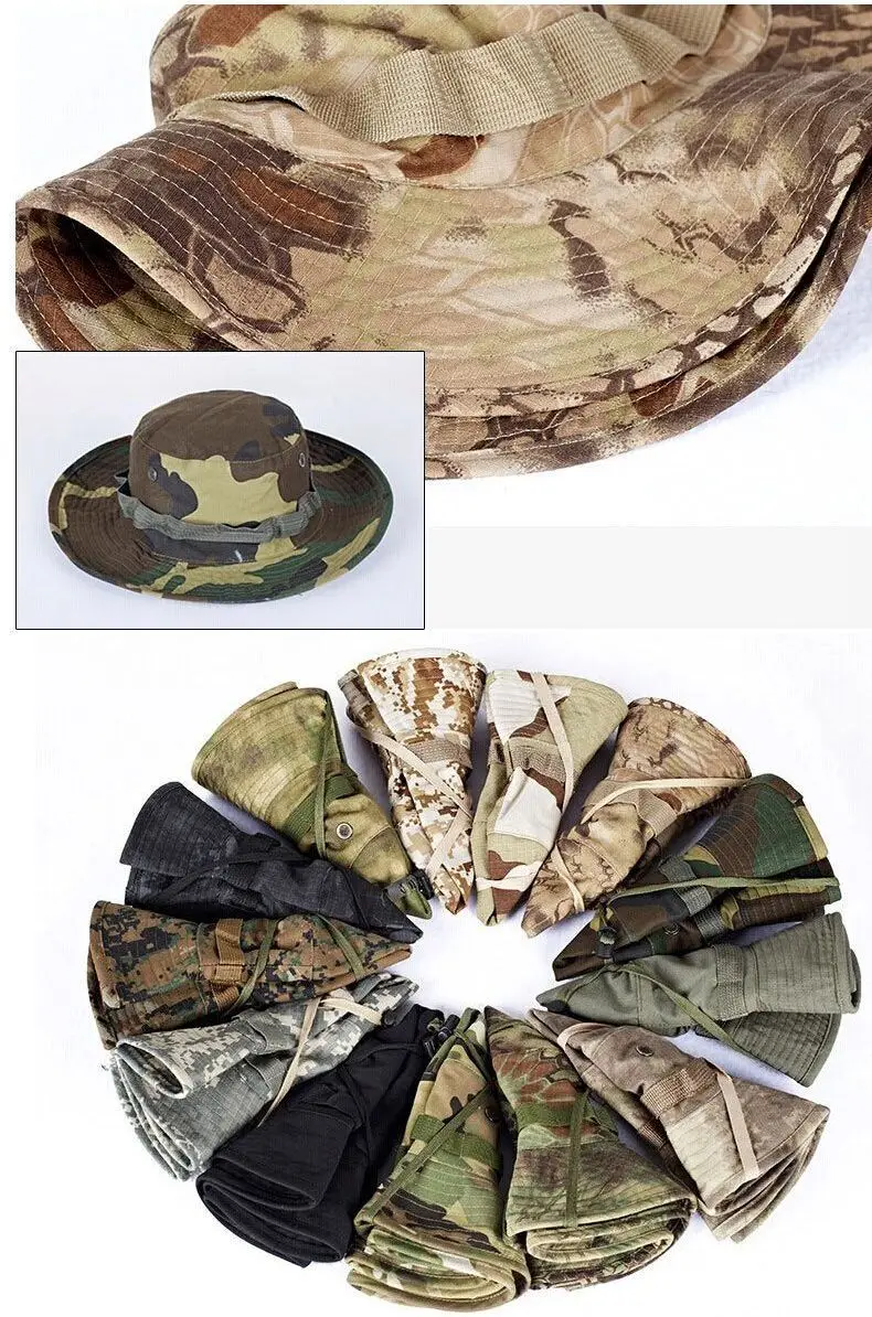 Камуфляжная тактическая Кепка, военная шапка, шапка, Спортивная камуфляжная кепка для пешего туризма, ведро, защита от солнца, Армейская, для улицы, США, для мужчин, для охоты, рыбалки