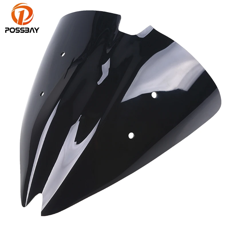 Дефлекторы на лобовое стекло мотоцикла POSSBAY для Kawasaki Z1000 2007 2008 2009 ветровое скутера