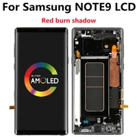 6 4 original super amoled display for samsung galaxy note9 lcd n960 n960f display touch screen replacement partsframe