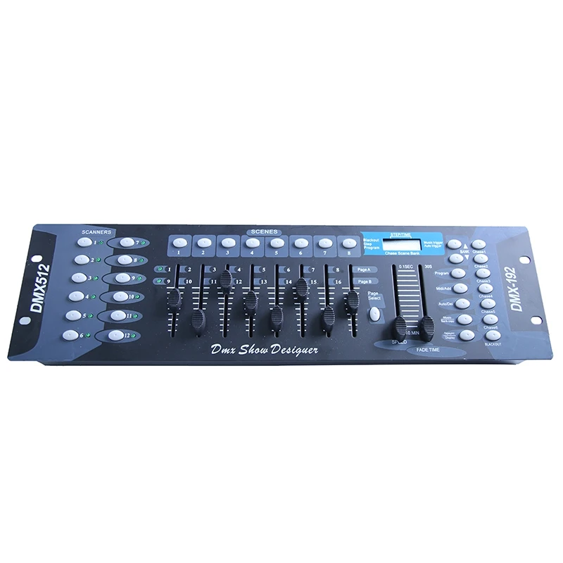 New 192 Dmx Controller Stage Light Dj Equipment Console for Led Par Moving Head Spotlight Dmx512 Eu Plug | Лампы и освещение