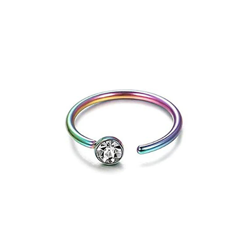 

1PC U Shape Nose Clip Stainless Steel Nasal Septum False Lip Ring Hoop Ring Nose Ring Simple Septums Women Piercing Jewelry