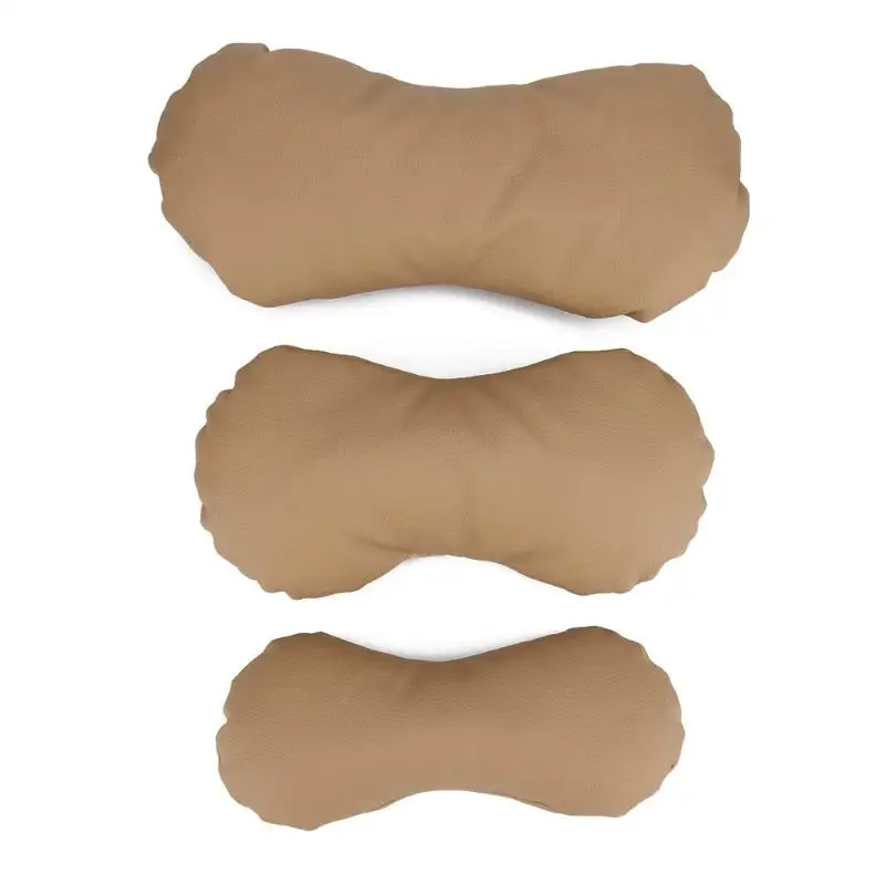 Креативные 3 шт./компл. ПУ кожа u-образная Подушка фото принадлежности для