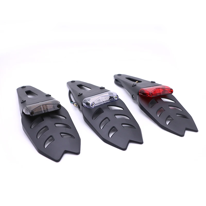 

12v LED Rear Stop Tail Light Fender Enduro Motrocycle For Honda KTN Kawasaki Suzuki Yamaha Cafe Racer Old School