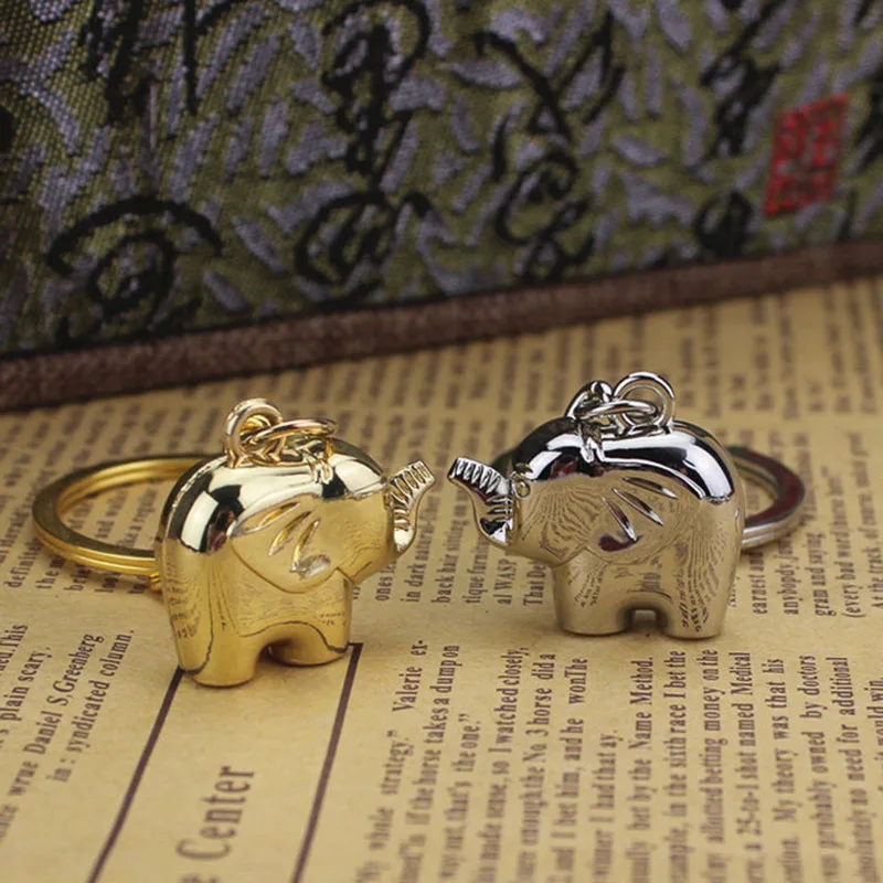 

Elephant Keychain-Cute Shape Keychain Metal Keychain New Personality Horseshoe Ring Pendant Key Ring Personality Creative Pendan