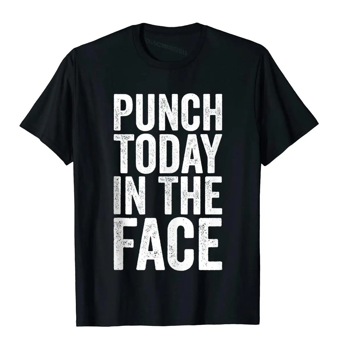 

Punch Today In The Face Muscle Boxing Funny Workout Tshirts Men Cotton Top T-Shirts For Men Fitness Tops Tees Retro Leisure