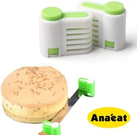 anaeat 2pcs multifunction cake bread cutter 5 layers slicer cutting kitchen tools