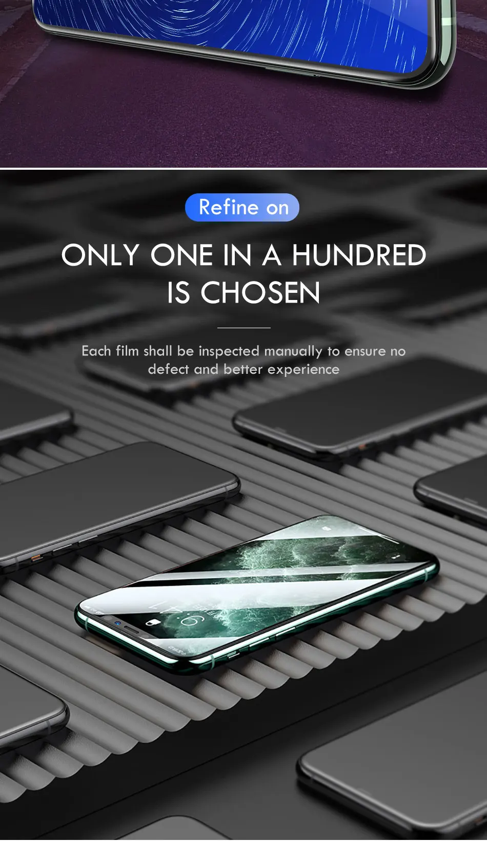 200D изогнутое закаленное стекло для iPhone 11 Pro Max Защитное стекло для iPhone X XS Max XR 6 6s 7 8 Plus 11 защита экрана