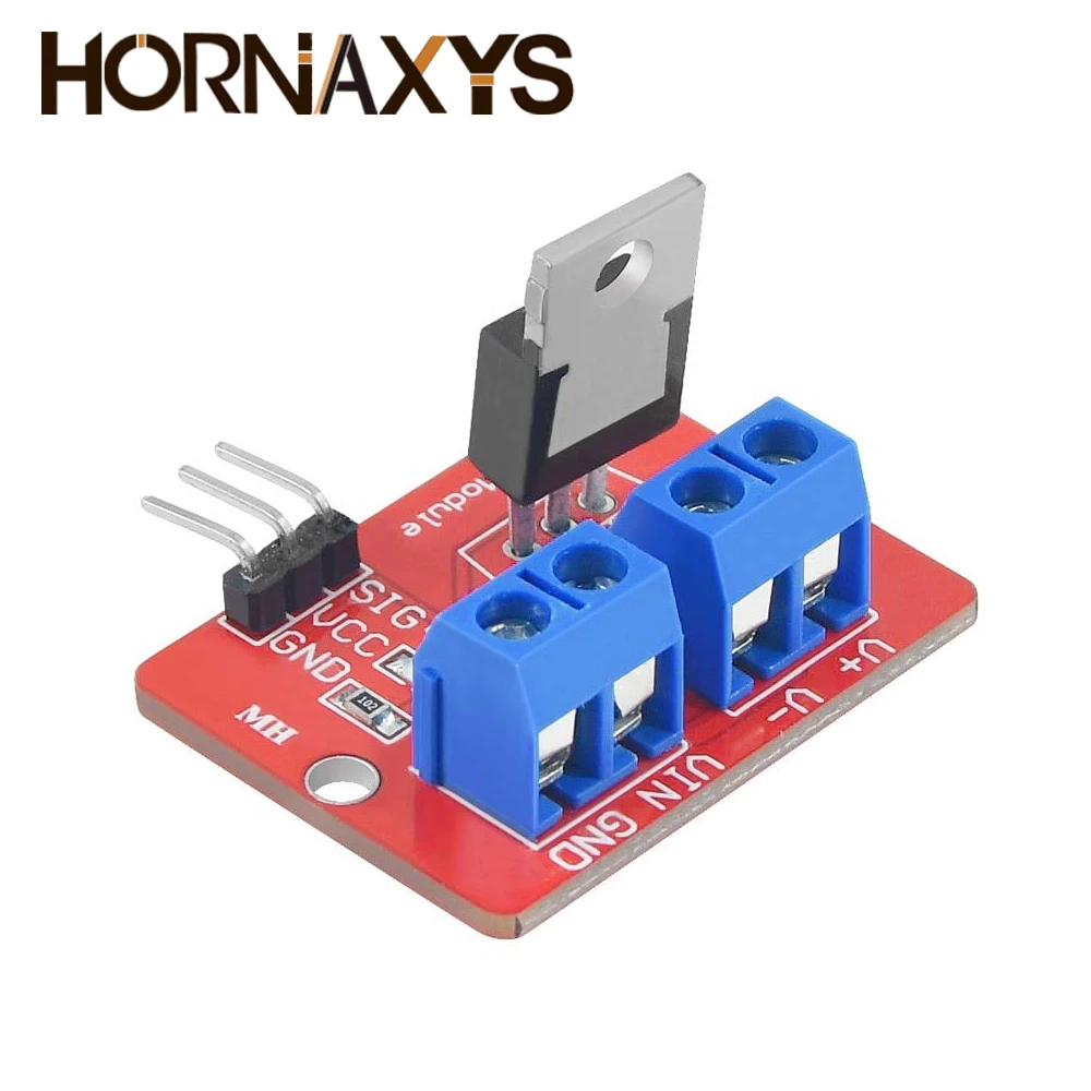 5 шт. внутренний диммер IRF520 для MCU ARM Raspberry Pi 0-24 В верхняя кнопка Mosfet PWM затемнение