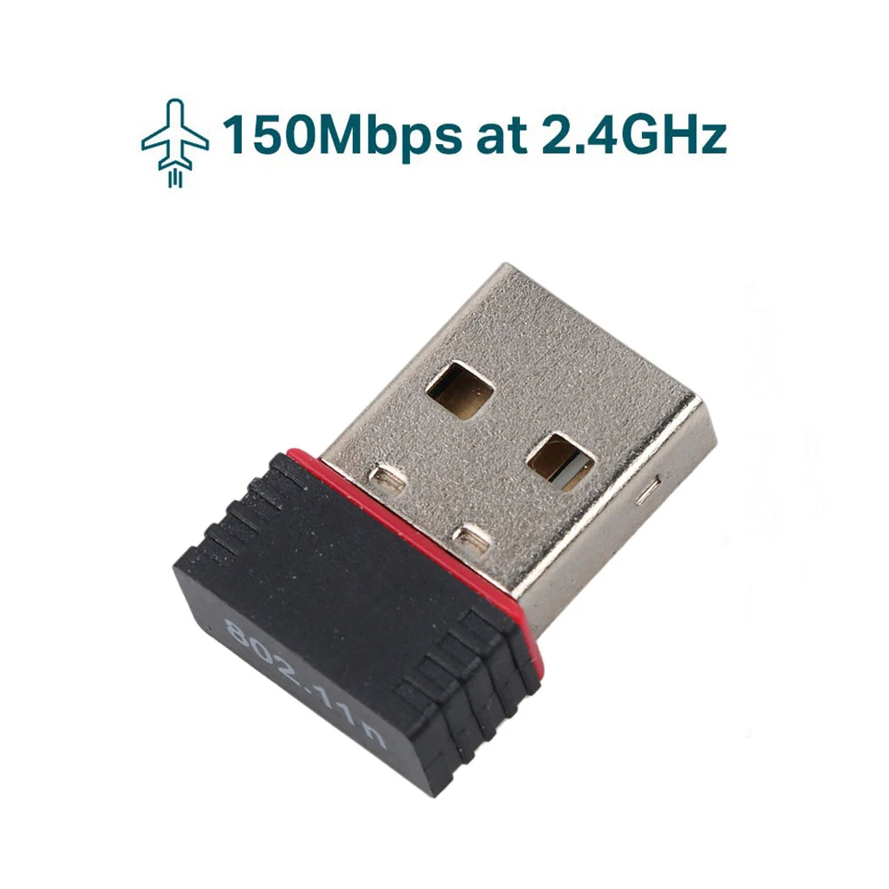Чипсет MT7601 Mini USB Wifi адаптер WiFi антенна беспроводной 802.11n для ПК ТВ