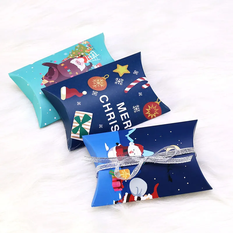 Рождественская упаковка подарочная коробка подушка рождественская елка лося
