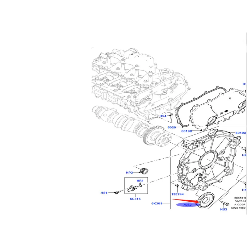 Новый оригинальный производитель оборудования для Land Rover 2018-2021 2 0 Range Discovery Sport