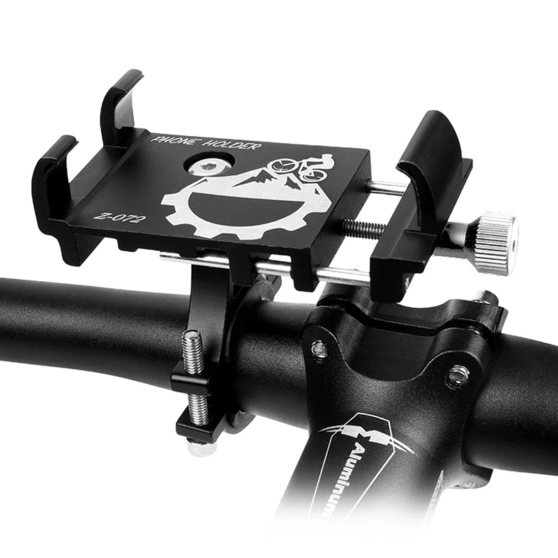 Aluminum alloy motorcycle mobile phone holder electric battery mountain bike car riding fixed mobile phone navigation bracket