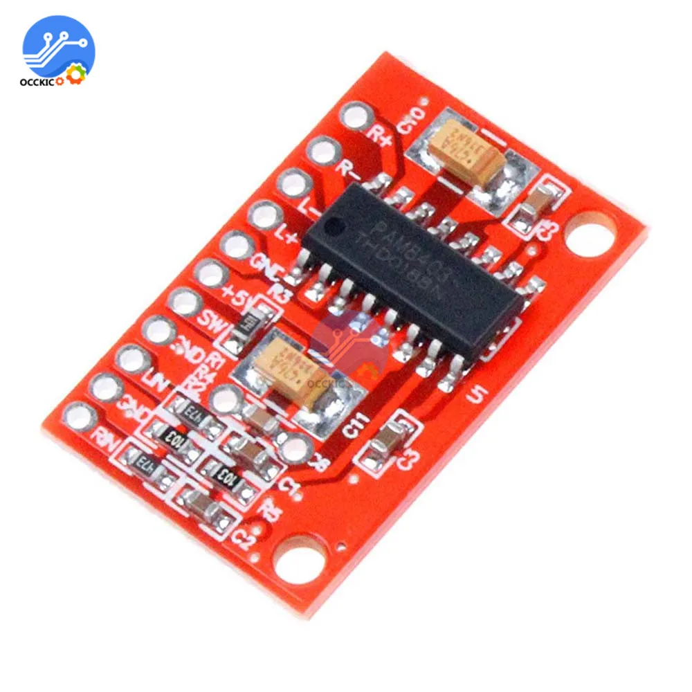 PAM8403 мини цифровой силовой модуль amplificador DC2.5-5.5 в USB мощность двухканальный динамик усилитель плата