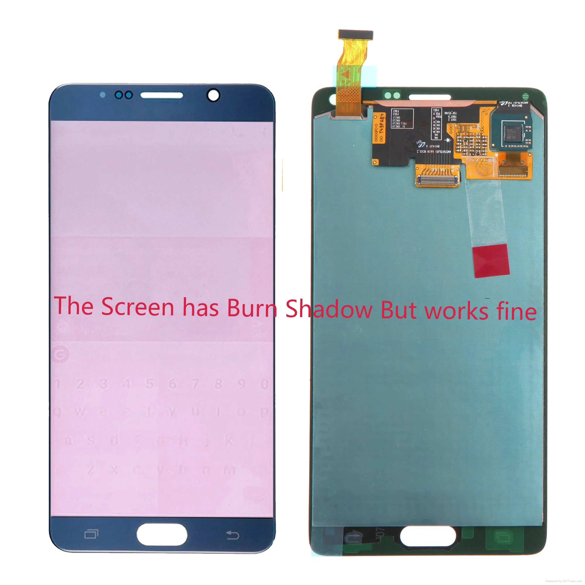 

Burn Shadow AMOLED 5.7'' LCD For SAMSUNG GALAXY Note 4 N910A N910F N910C LCD Display Touch Screen Assembly Digitizer