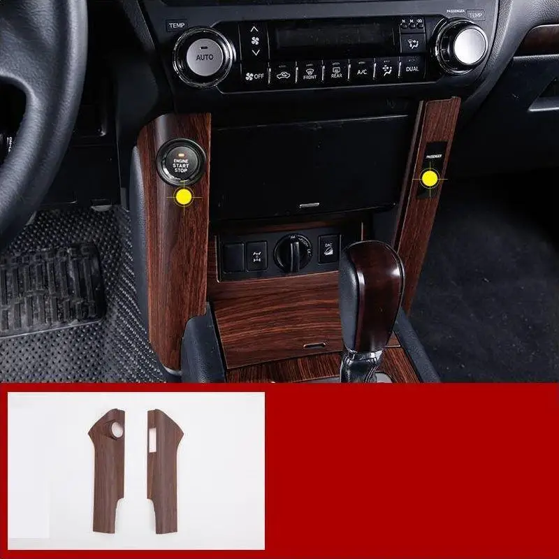 Автомобильная автомобильная хромированная наклейка на руль для Toyota Prado 10 11 12 13 14 15