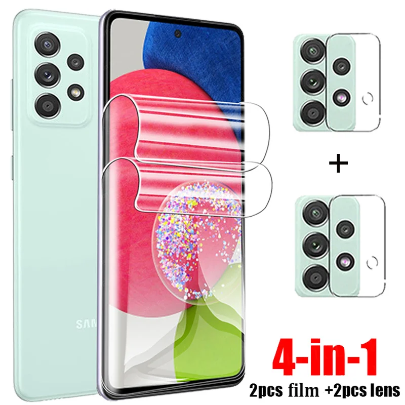 Гидрогелевая пленка для Samsung A52S 5g Полное покрытие защита экрана Galaxy A52 A53 A33