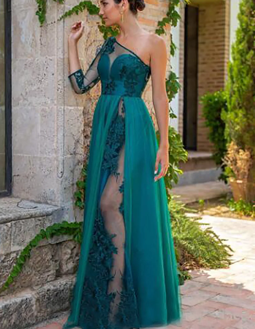 Вечернее платье до бедра с разрезом сексуальное женское высоким и длинным