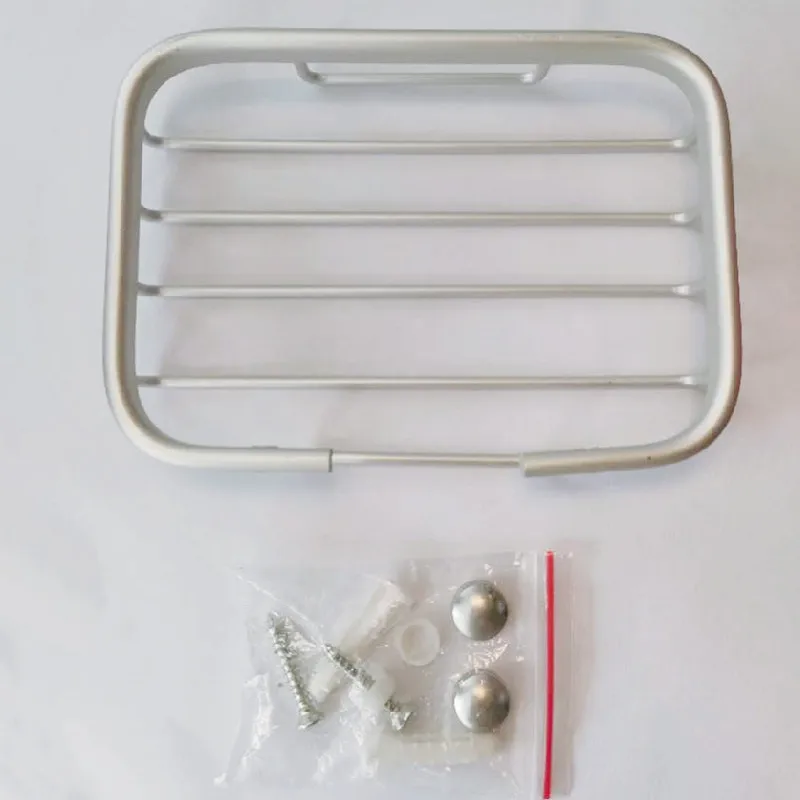 

Soap Dish Aluminium Alloy Tray Holder Storage Rack Box Container for Bath Shower Plate Bathroom