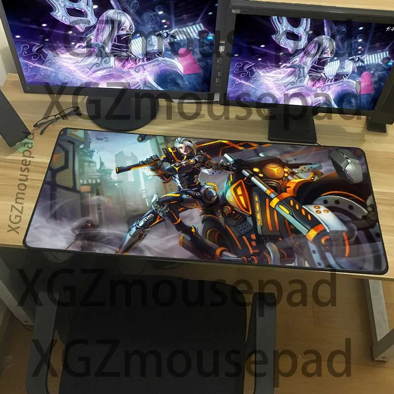 XGZ большой коврик для мыши модный Riven мотоцикла игровой с Черным Замком по краю на