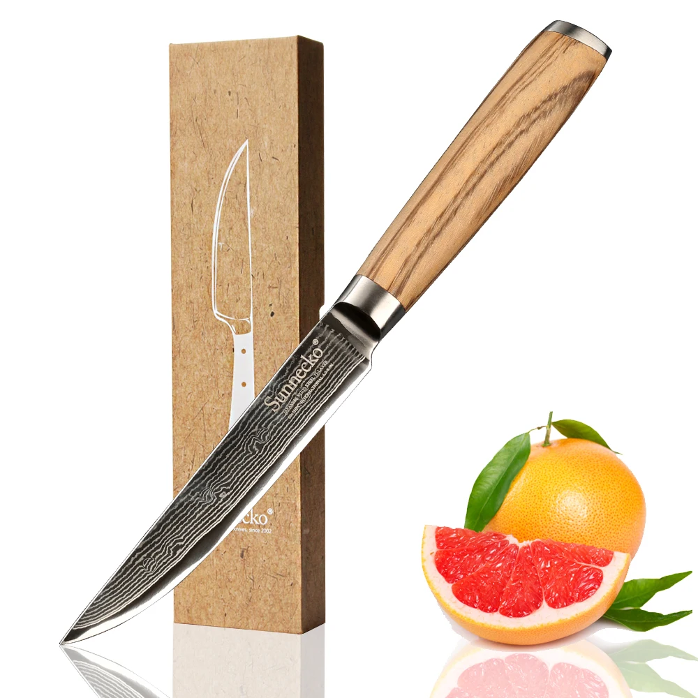 SUNNECKO 5 шт. набор кухонных ножей принадлежности для шеф повара Santoku нож очистки
