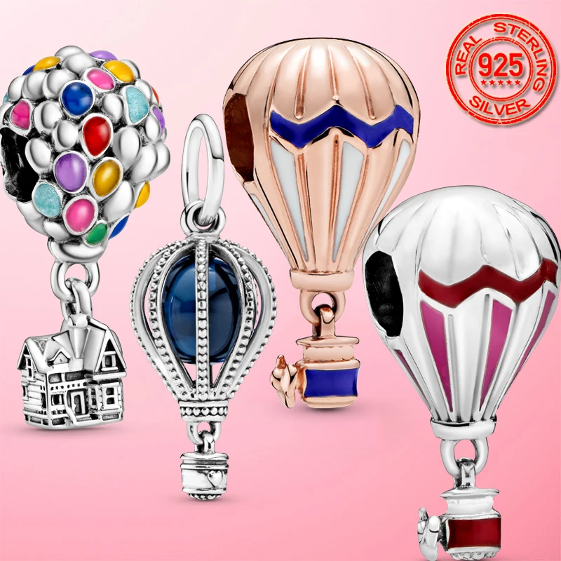 Распродажа 100% реальные бриллианты серебряные блестящие сердца бусины подвески