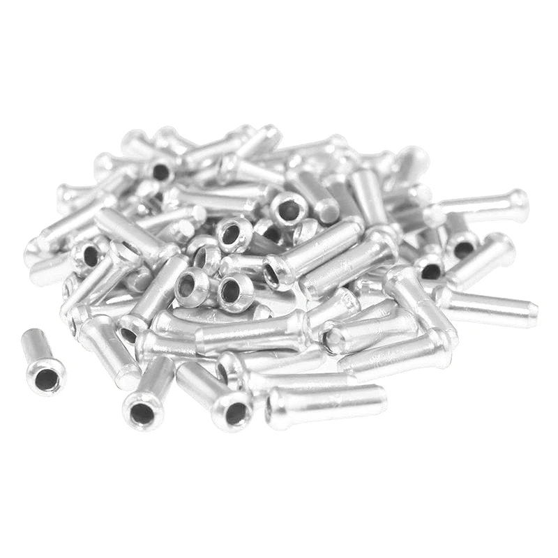 

Brake Cable End cap Ferrules Gear Practical Tip 1.1cm*0.3cm Bicycle Bike Cycling Derailleur Shift Wire 100 pcs New