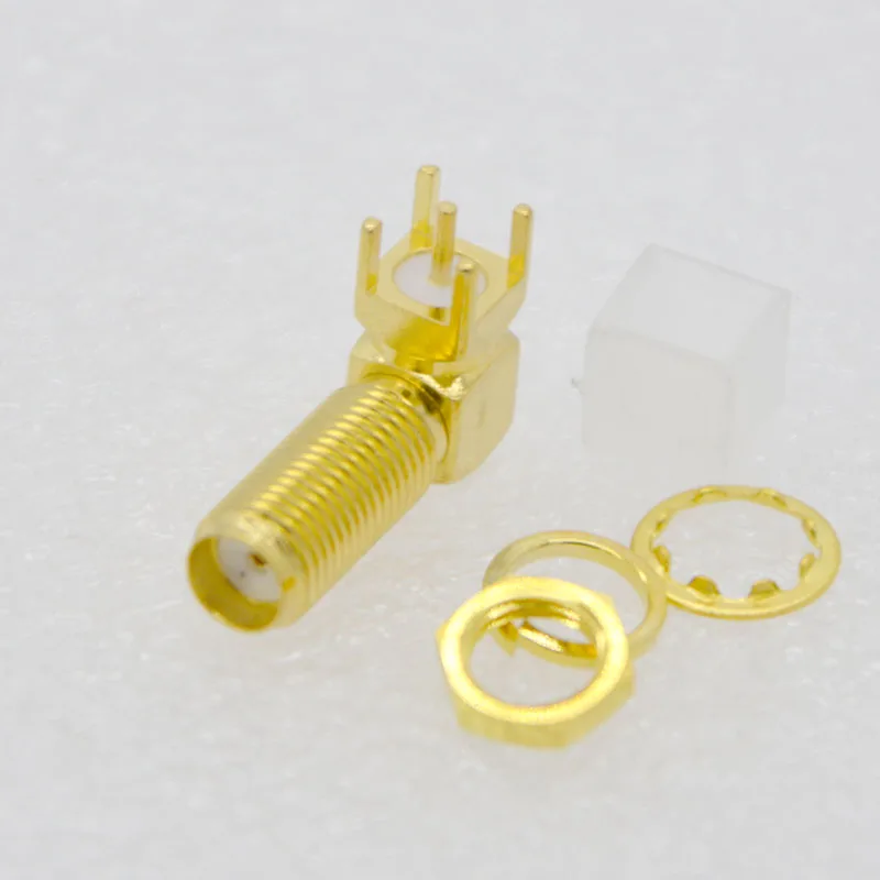 400 шт. Новый коаксиальный соединитель SMA KWE Соединительная антенна согнутое