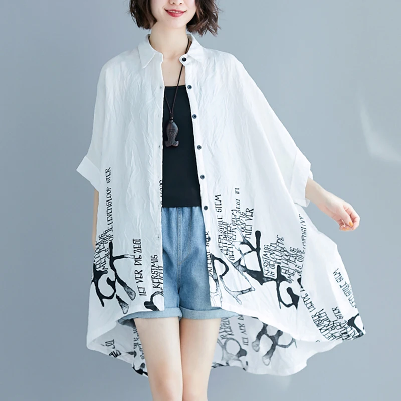 2021New свободные футболки с короткими рукавами для женщин большой Размеры блузка