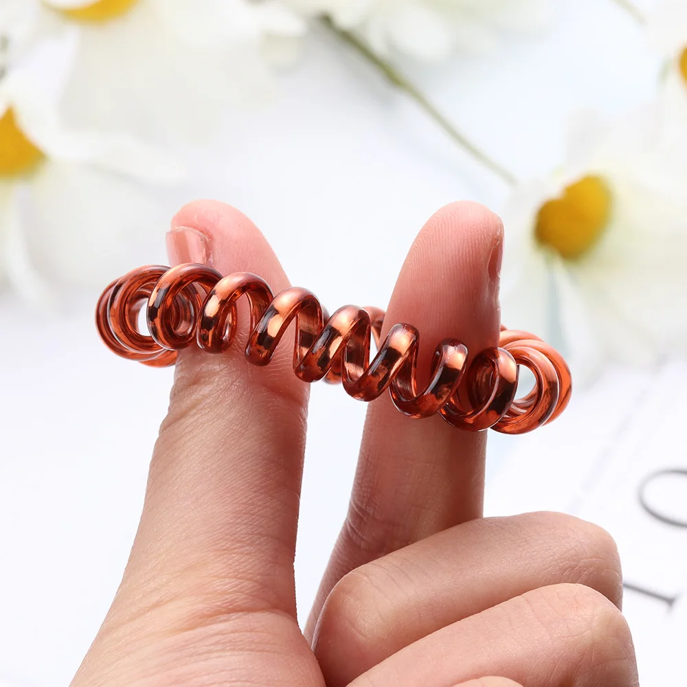 Резинки для волос 1/2 шт. резинки аксессуары конский хвост веревка спиральная