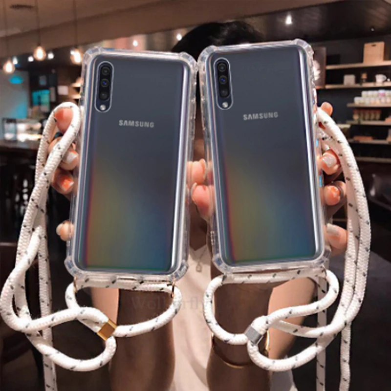 Чехол для телефона Samsung Galaxy S10 5g S9 S8 Plus S10E Note 9 10pro с ремешком через плечо и на |