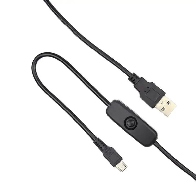 Кабель USB Micro с выключателем ВКЛ./ВЫКЛ. 3 А 1 м|Компьютерные кабели и разъемы| |