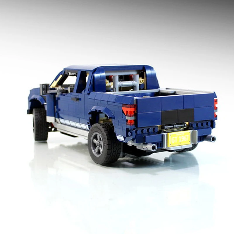 

NEW 1258pcs Technical Pickup Trucks Cars F150 Raptor Truck DIY Model Blocks Bricks DIY Assembly Construction Toys For Boy Gifts